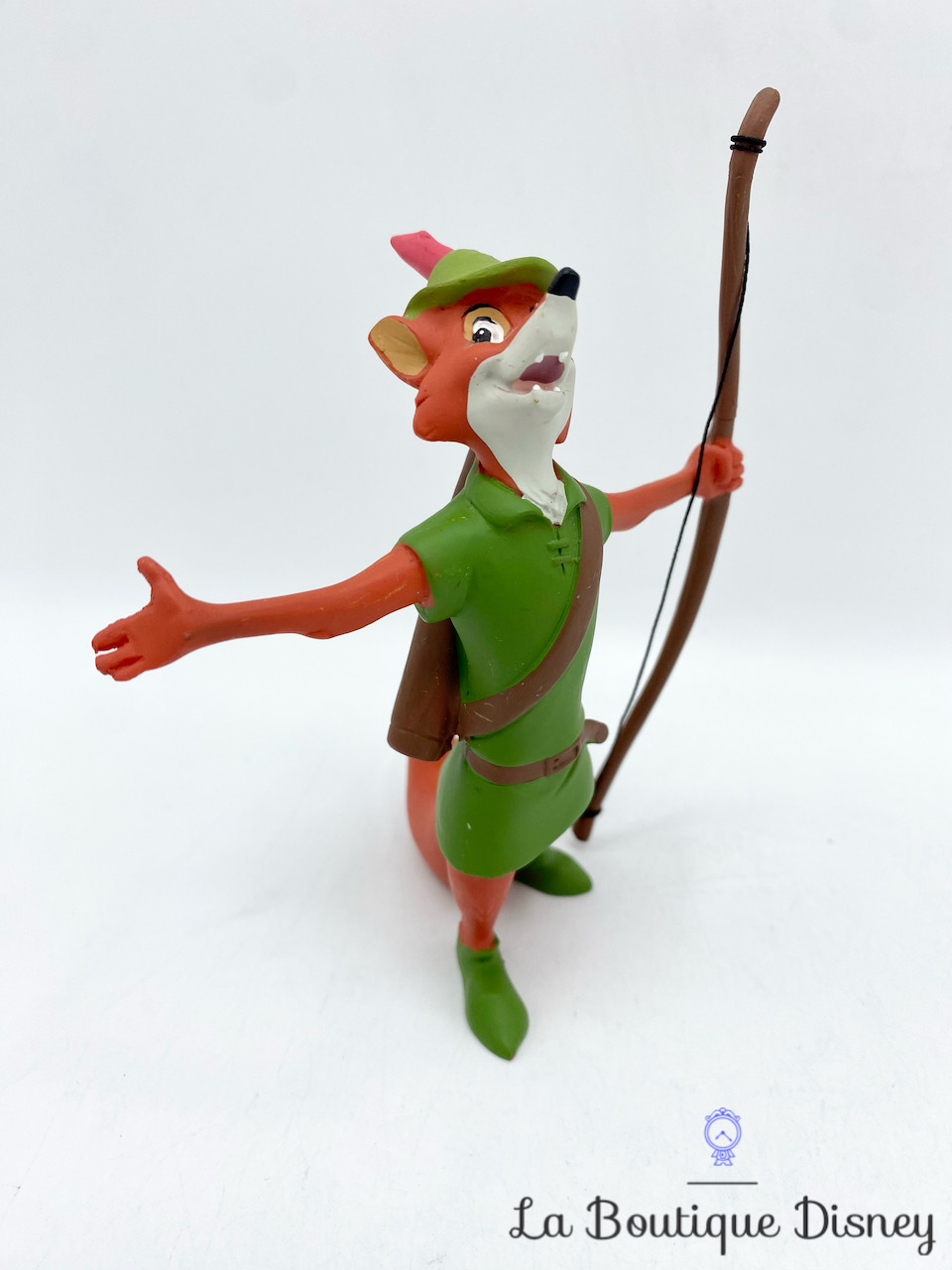 Figurine résine Robin des Bois Disney Hachette renard arc 13 cm Articles de collection Disney