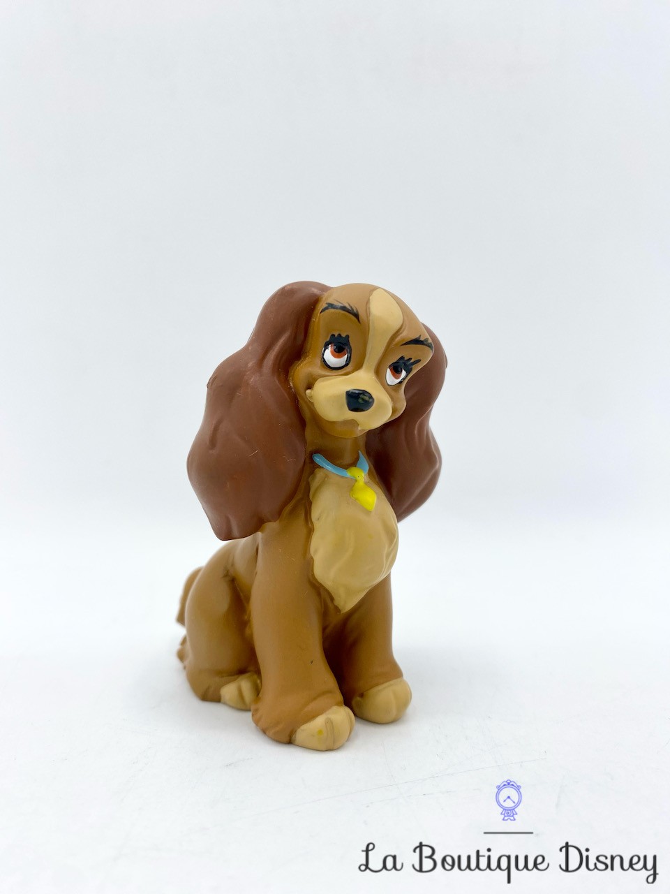 Figurine résine Lady La belle et le clochard Disney Hachette chien 6 cm