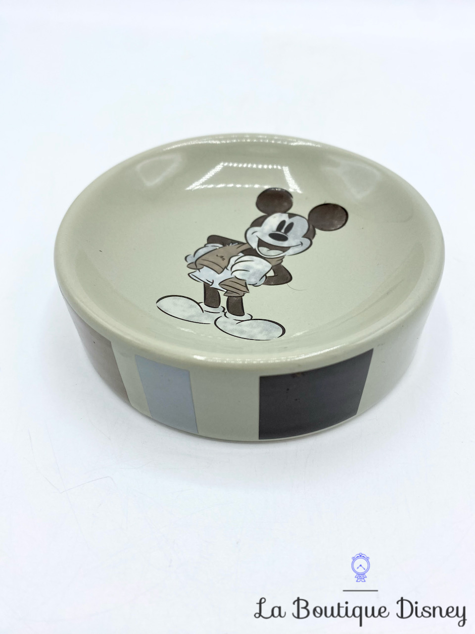 Vide Poche Cendrier Mickey Mouse Disneyland Paris Disney beige marron