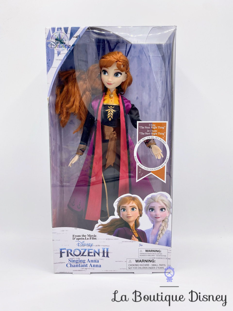 Poupée musicale Anna La reine des neiges Disney Store Frozen 2 chantant