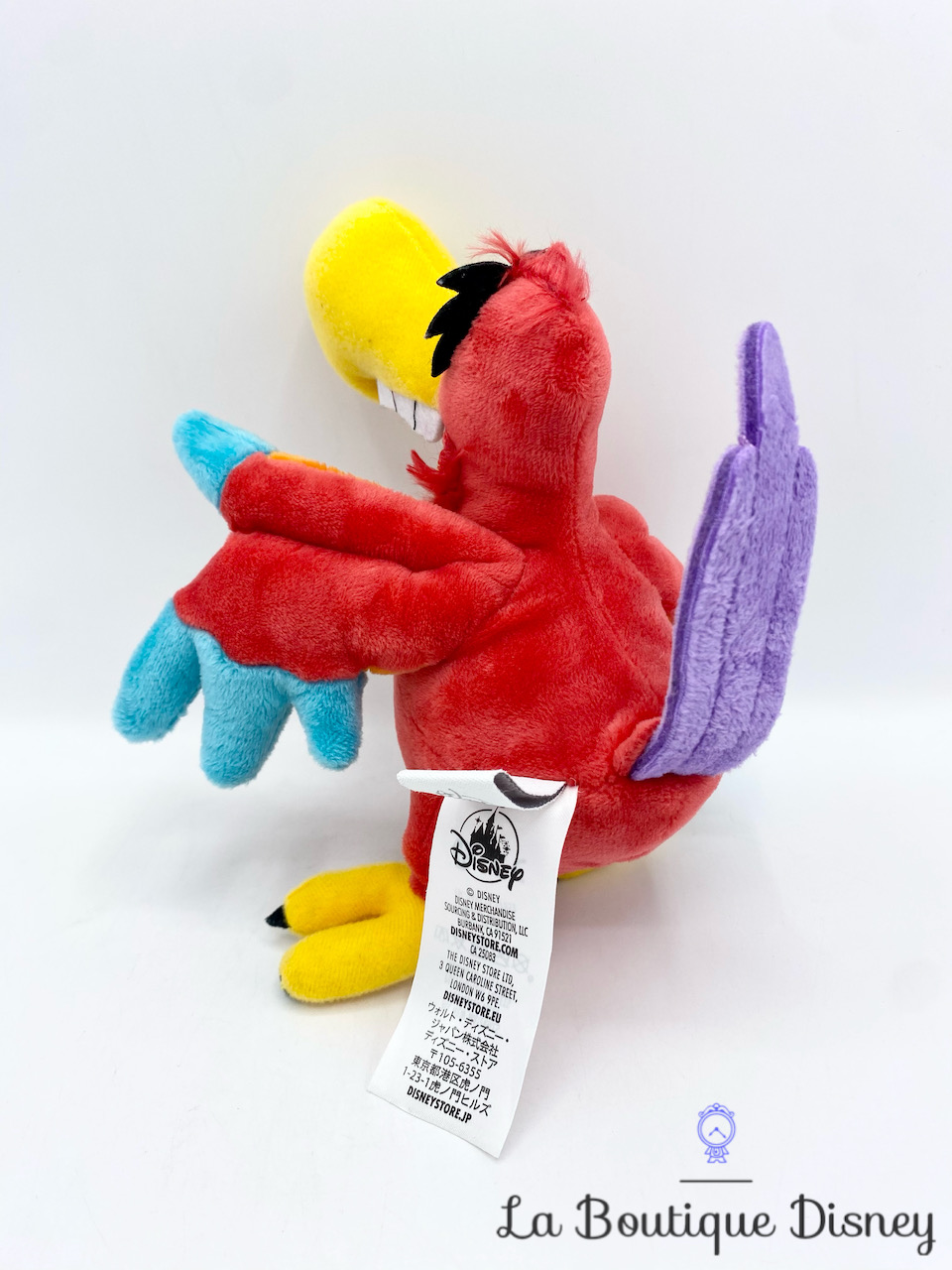 peluche-iago-perroquet-aladdin-disney-store-oiseau-rouge-3