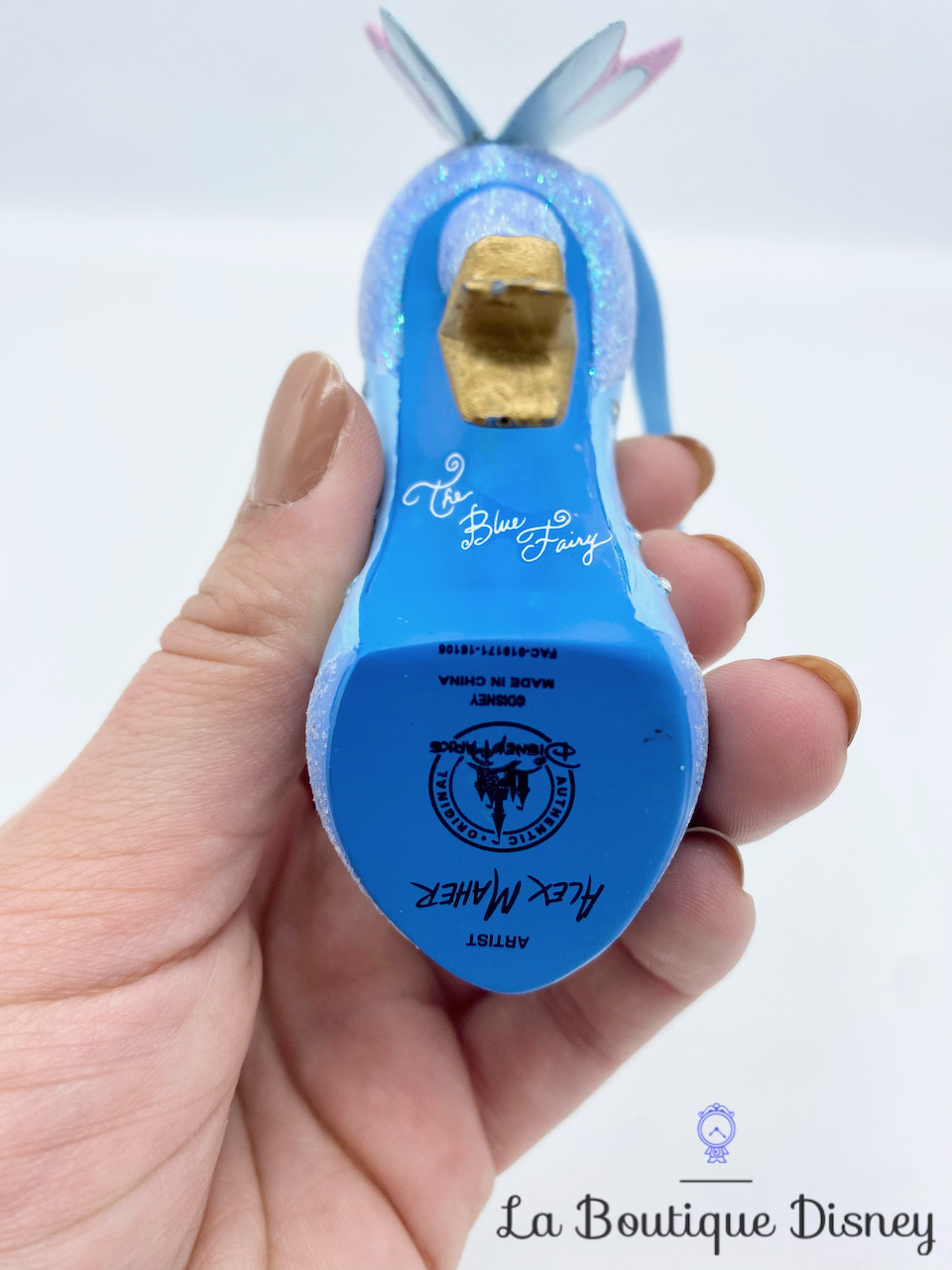 ornement-chaussure-fée-bleue-pinocchio-disney-parks-disneyland-blue-fairy-alex-maher-5
