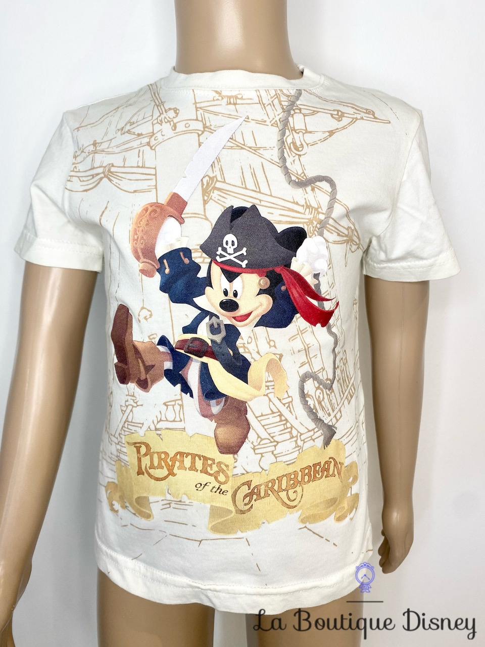 tee-shirt-mickey-mouse-pirates-des-caraibes-disneyland-disney-pirates-of-the-caribbean-écru-2