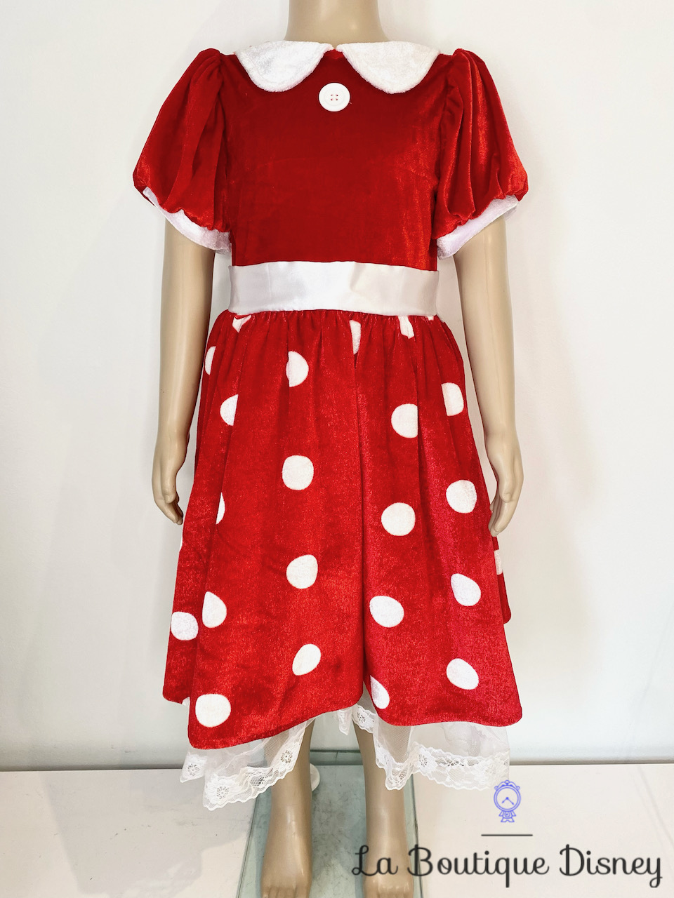 Déguisement Minnie Mouse Disneyland Paris Disney taille 6 ans robe rouge pois