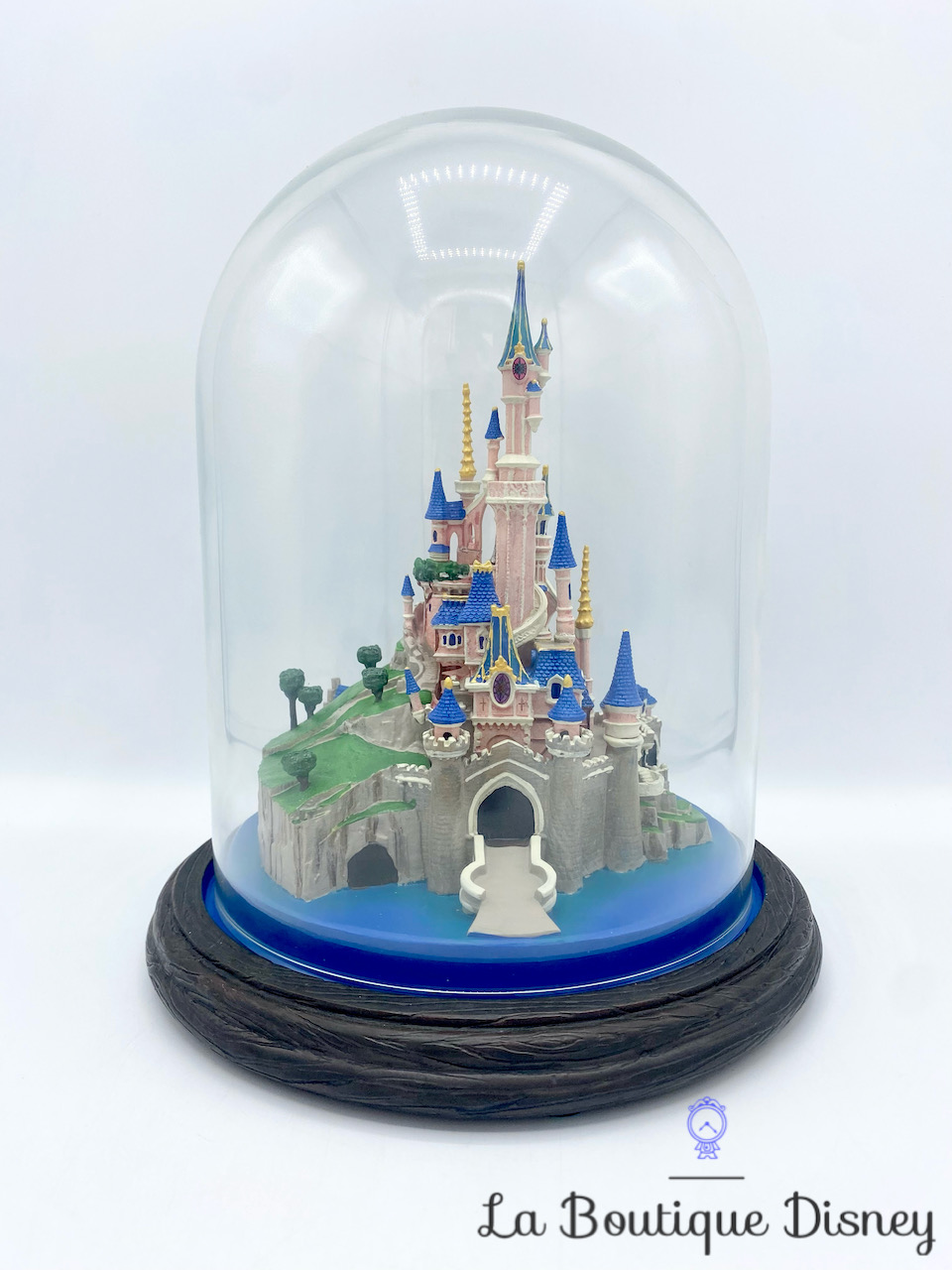 Figurine de collection Le Château de la Belle au Bois Dormant Cloche en verre Disneyland Paris Disney 25 ème anniversaire