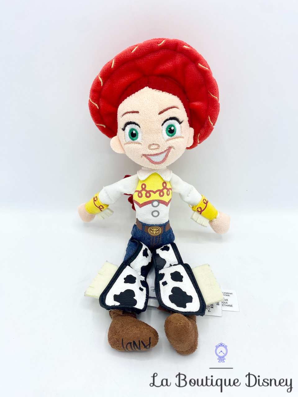 Poupée chiffon Jessie Toy Story Disney Store peluche cow girl chapeau 28 cm