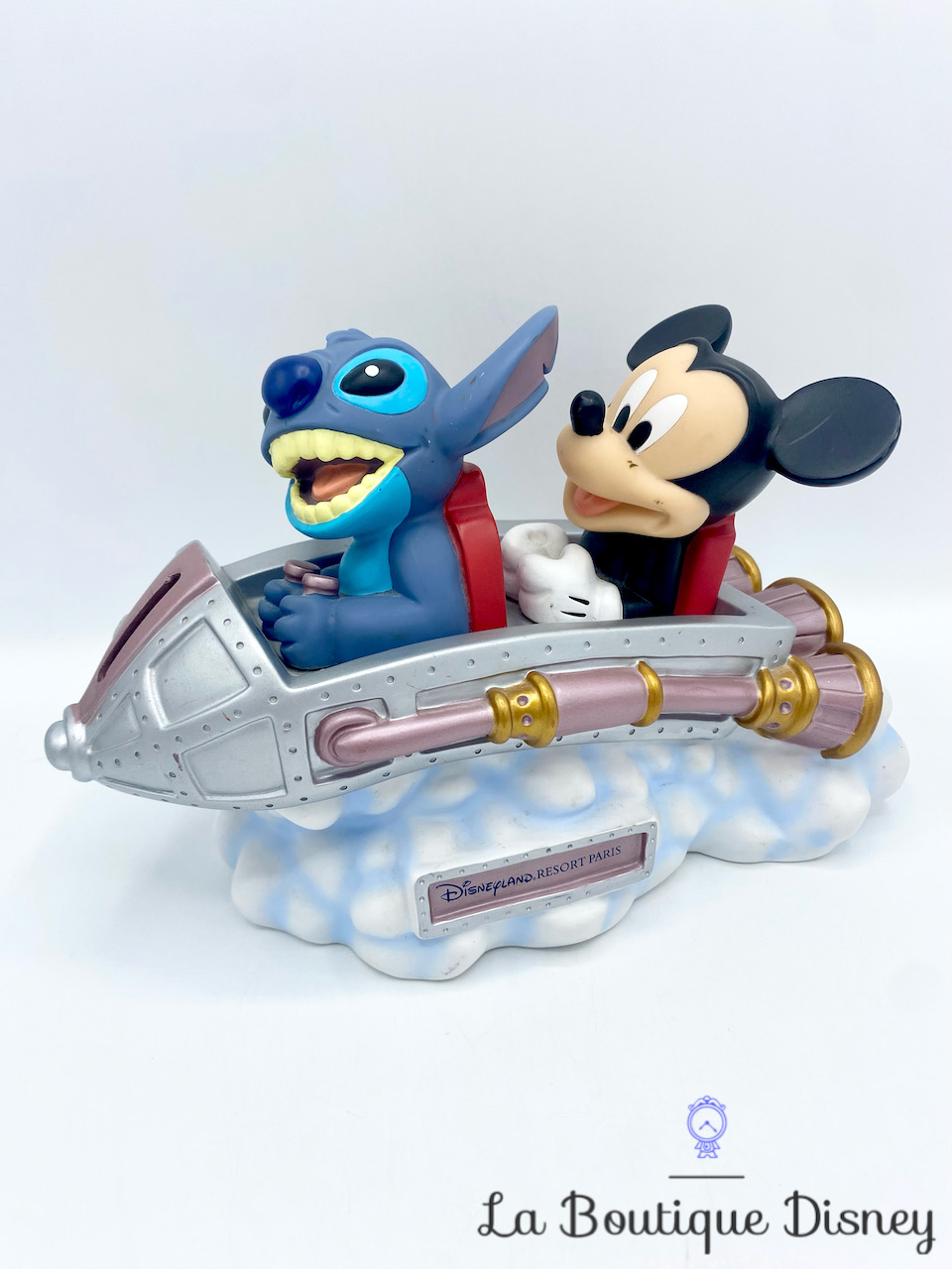 Tirelire Stitch Mickey Mouse Disneyland Paris Disney vaisseau Space  Mountain 26 cm