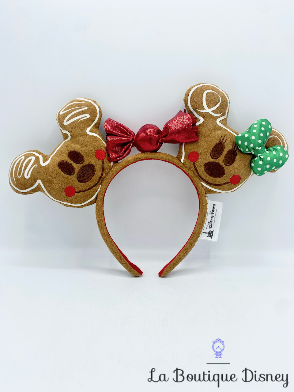 Serre tête Oreilles Mickey Mouse Pain Épice Disney Parks Disneyland Ears bonbon Noël