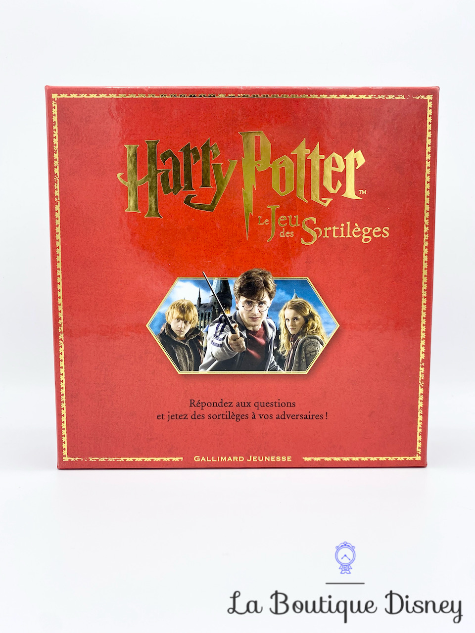 Jeu de société Harry Potter Le Jeu des sortilèges Gallimard Jeunesse rouge  - Jeux de société/Autres - La Boutique Disney