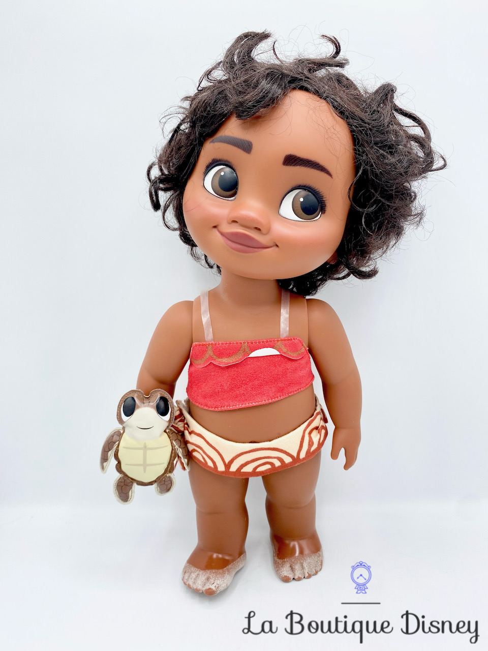 Poupée Vaiana Animators Collection Disney Store bébé tortue 39 cm