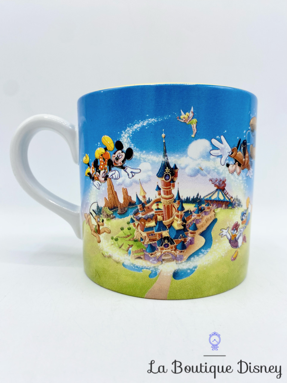 Tasse Château Disneyland Park mug Disney Mickey Minnie Dingo Clochette ciel magie