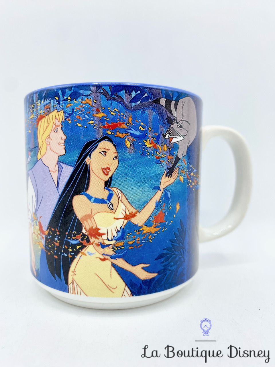 Tasse scène Pocahontas Disney The Walt Disney Company England mug scène film John Smith Meeko