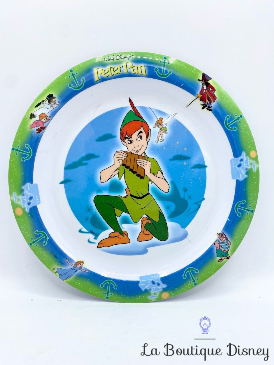 Assiette Peter Pan Disney Spel Home Presence plastique Crochet Wendy Jean Michel Mouche
