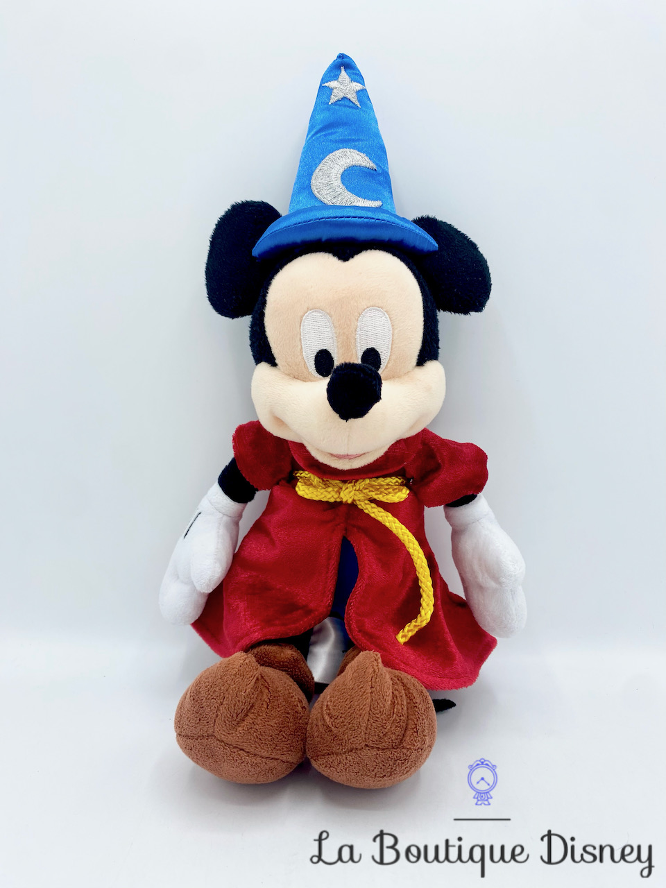 Peluche Mickey Mouse Fantasia Disney Parks Disneyland Paris chapeau magicien 34 cm