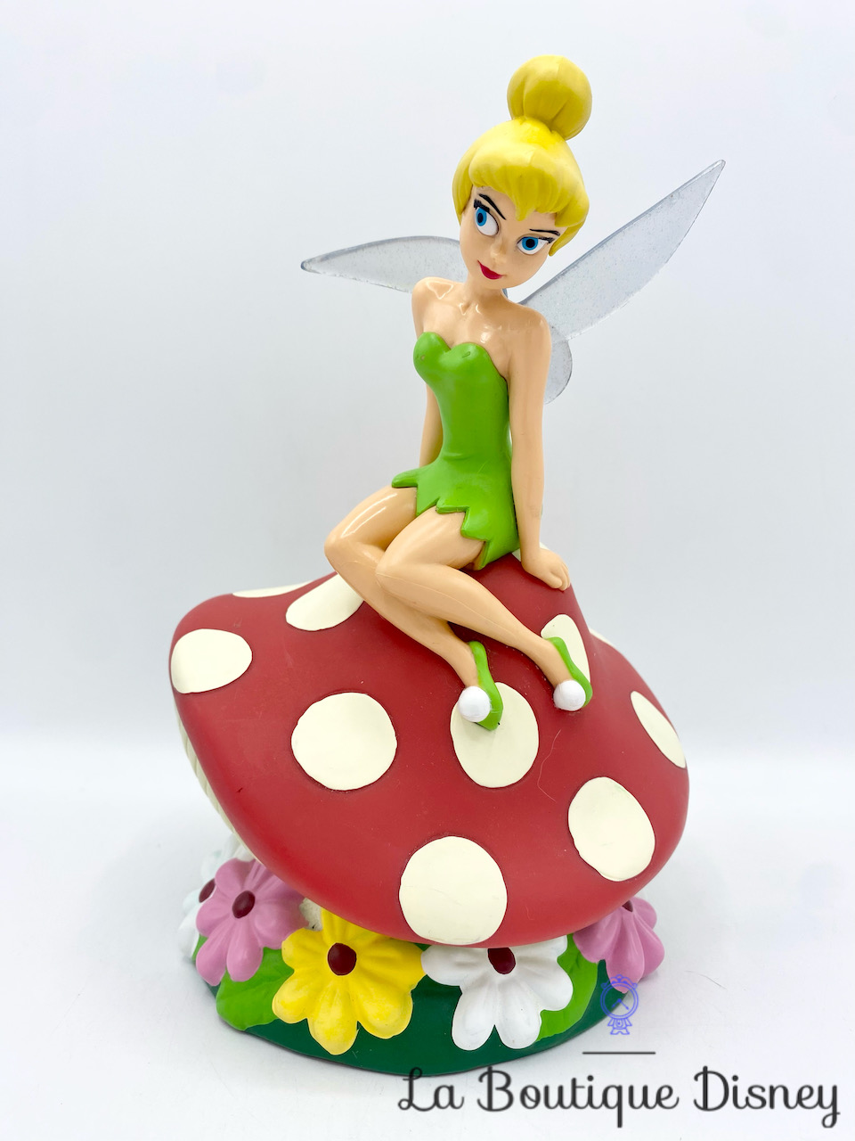 Tirelire Fée Clochette Champignon Disney Peter Pan plastique
