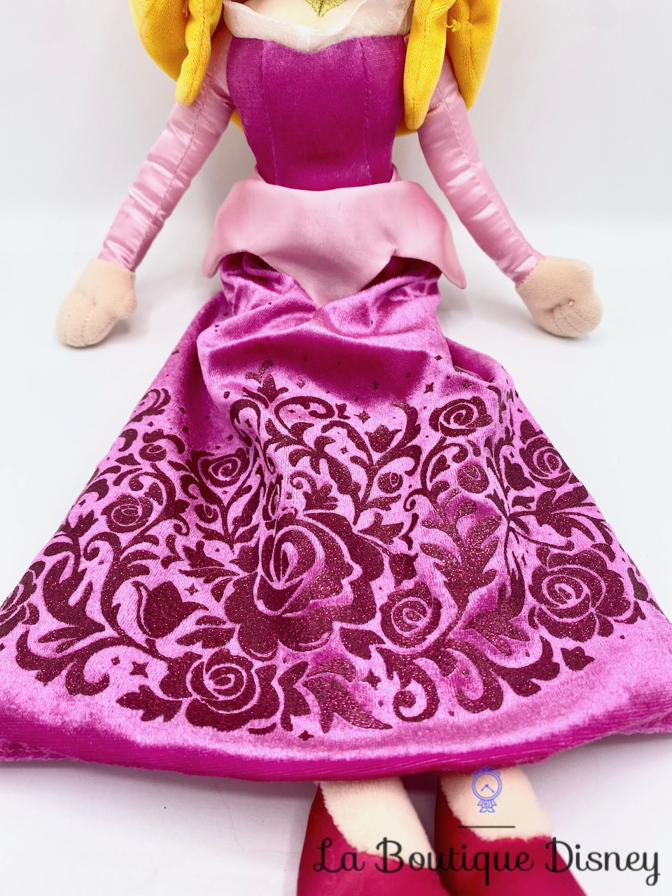 Poup?�e chiffon Aurore La Belle au Bois Dormant Disney Store Disney Parks peluche princesse robe 