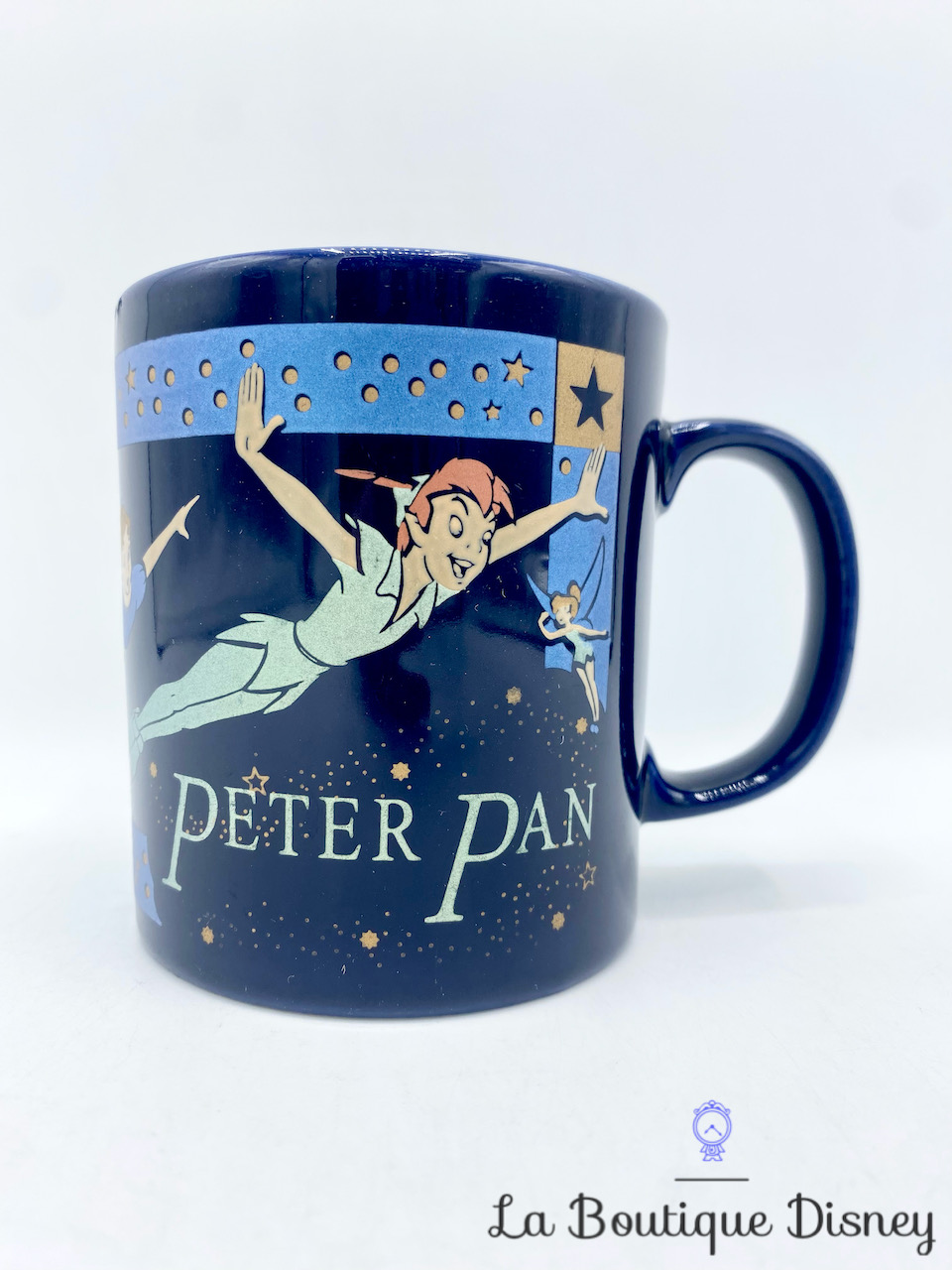 Tasse Peter Pan Disney mug Kilncraft England Wendy Jean Michel bleu