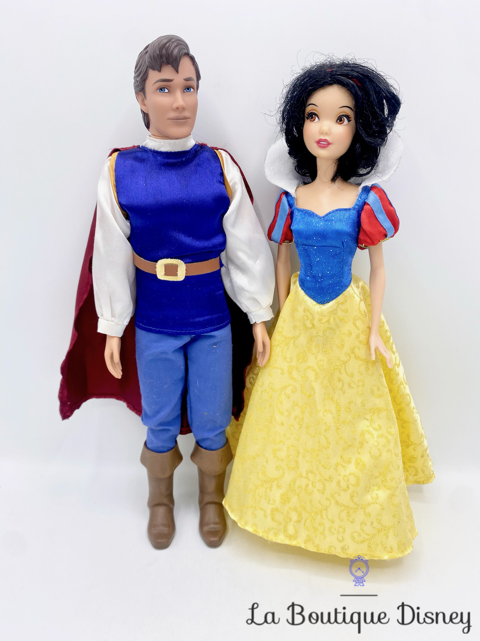 Poupées Couple Blanche Neige Prince Florian Disneyland Disney Store  mannequin duo
