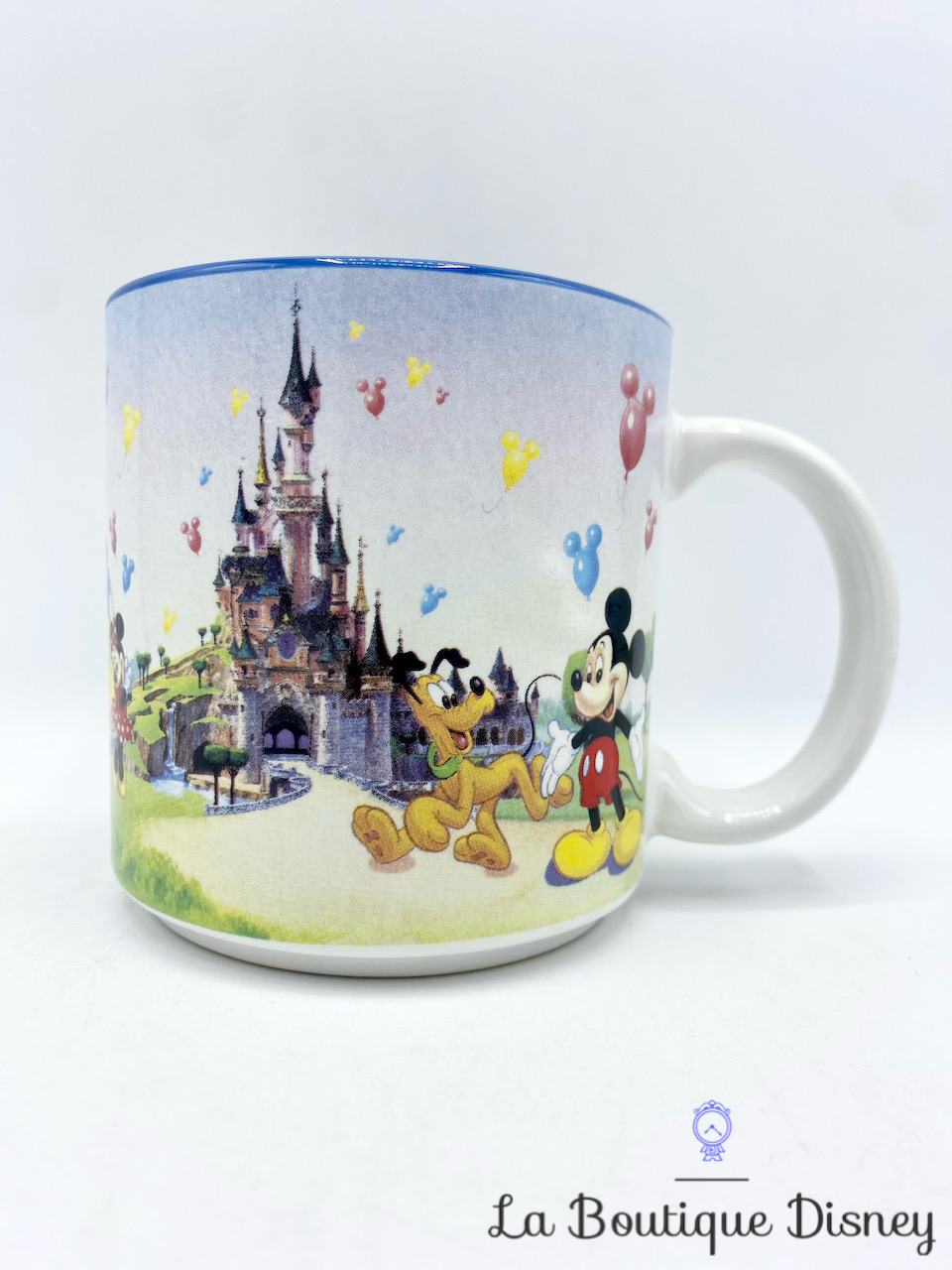 Tasse scène EuroDisney Parc Château Personnages Euro Disney mug Disneyland vintage