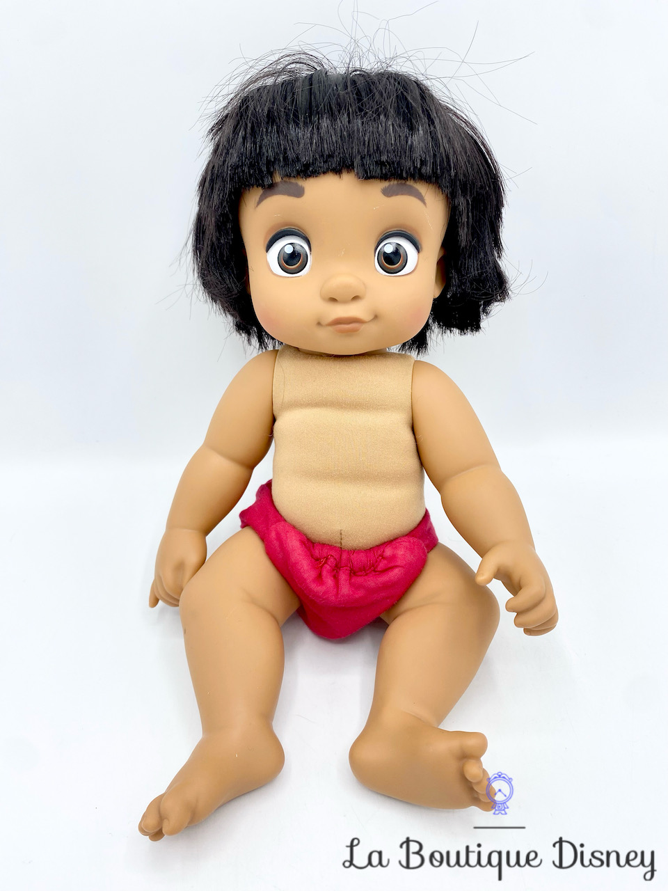 Poupée Mowgli Animators Collection Série Origins Disney Store 2021 Le livre de la jungle bébé 33 cm