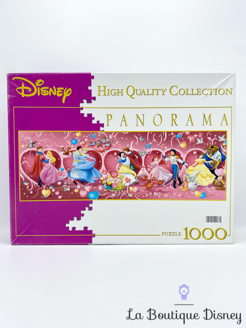 Puzzle Panorama 1000 Pièces Princess Disney Clementoni N°99266 Couples Coeur