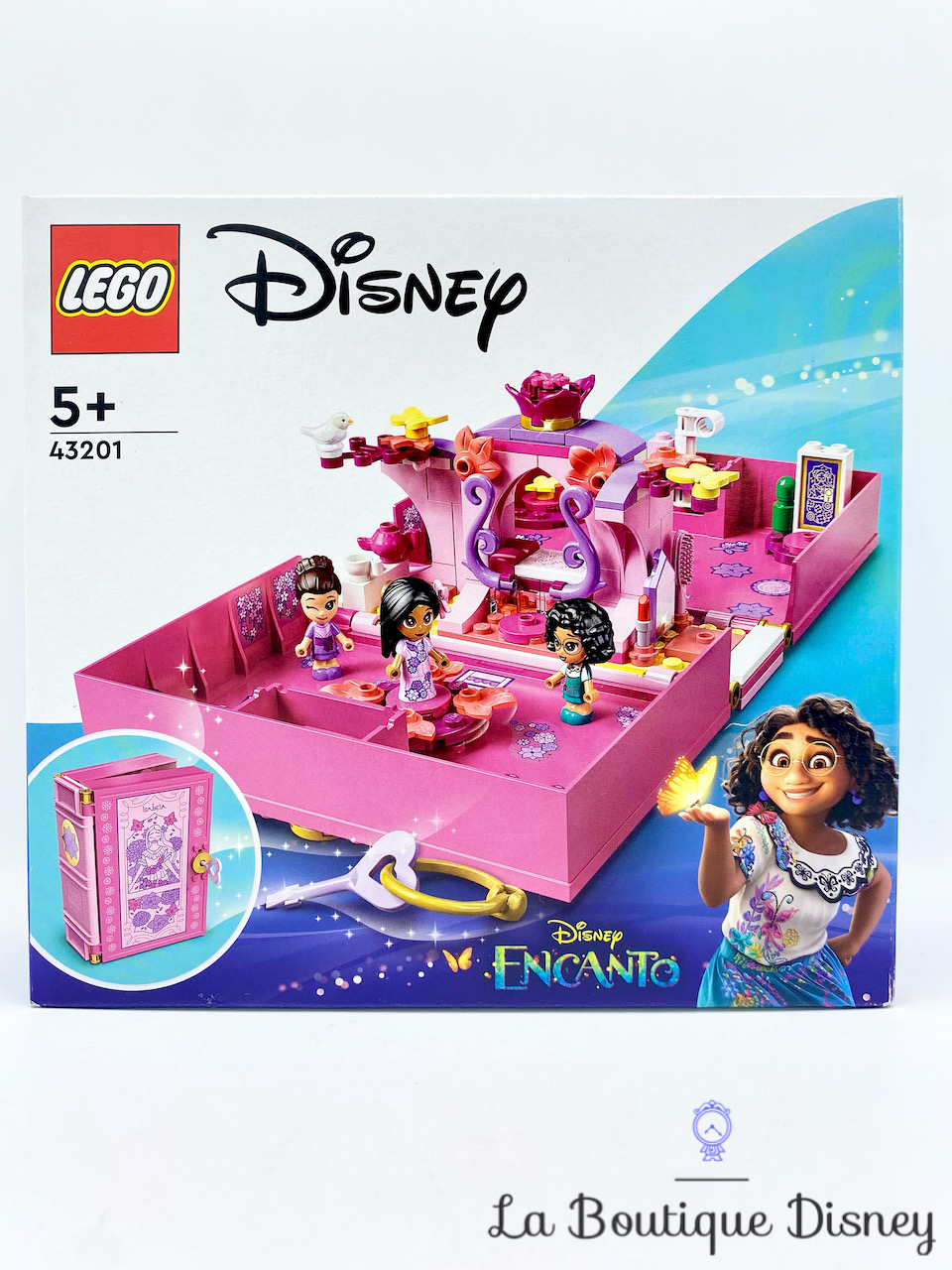 Jouet LEGO 43201 La porte magique d\'Isabela Disney Encanto livre rose