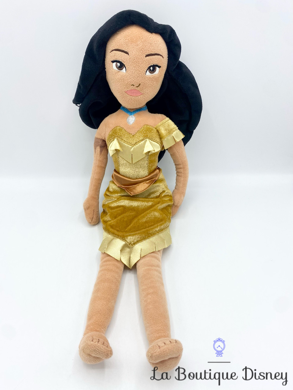 Poupée chiffon Pocahontas Disney Store peluche princesse indienne 51 cm