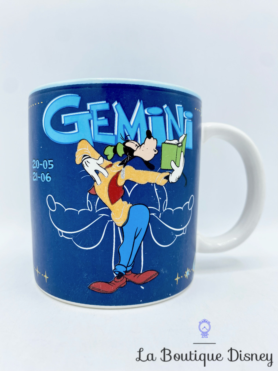 Tasse scène Dingo Gemini Gémeaux Disneyland mug Disney Signe Astrologique Zodiaque