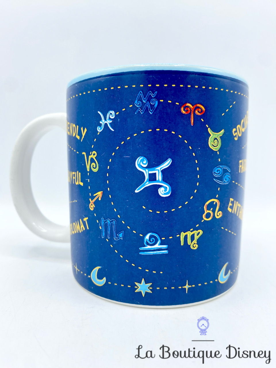 Ancien Mug Balance (Astrologie) Arcopal – Tasse Zodiacale Blanche Vintage