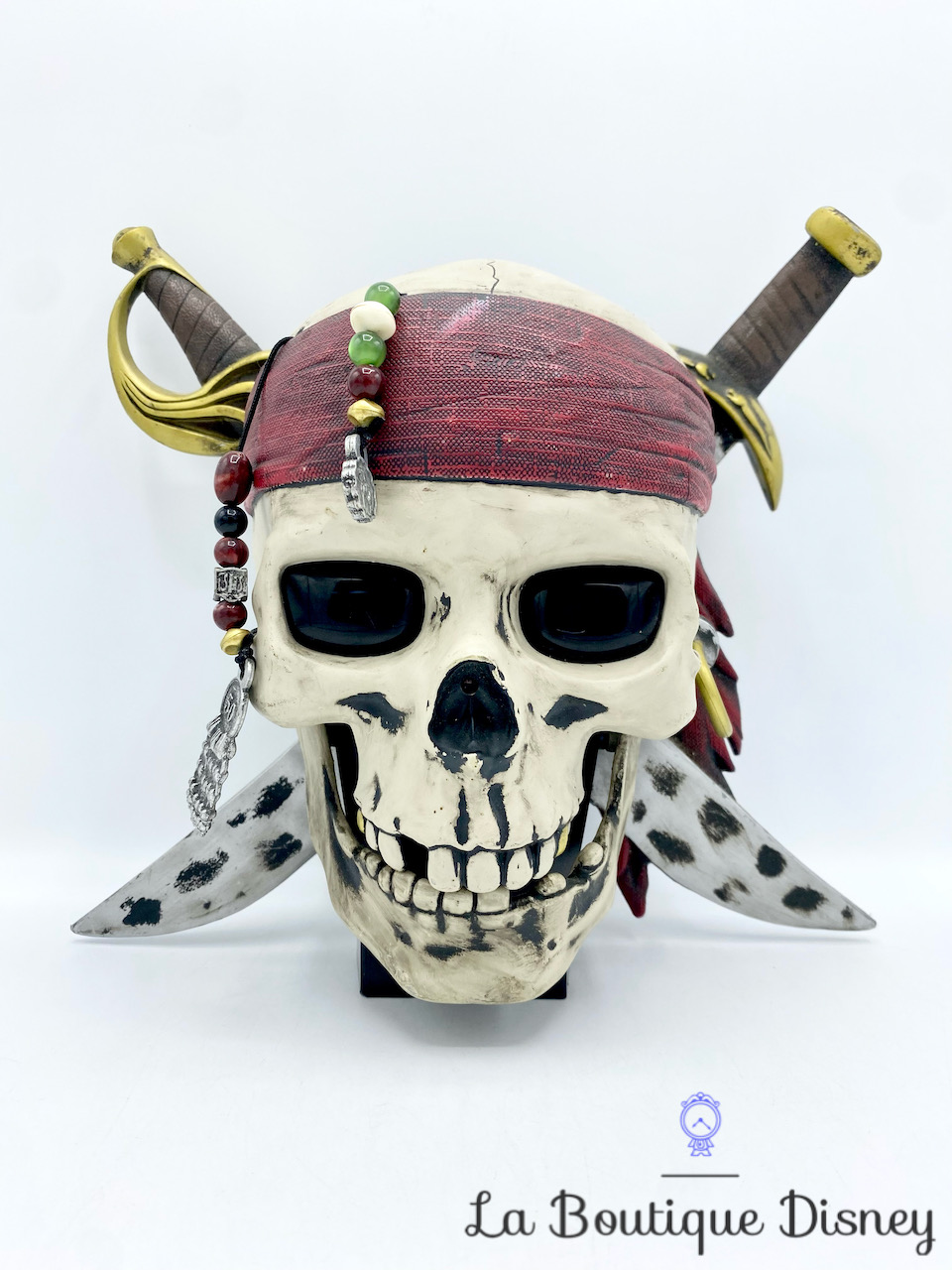 Crâne Jack Sparrow Pirates des Caraïbes Détecteur Mouvement Disney Collector décoration murale