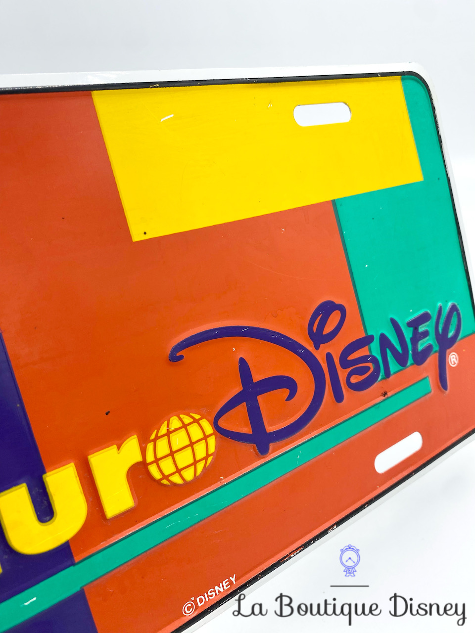plaque-métal-eurodisney-disneyland-vintage-mickey-multicolores-rouge-3