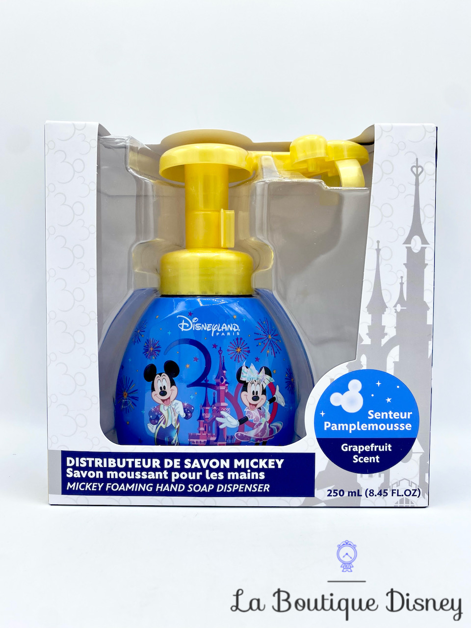 Distributeur de savon 30 ème anniversaire Disneyland Disney 30 ans moussant mains