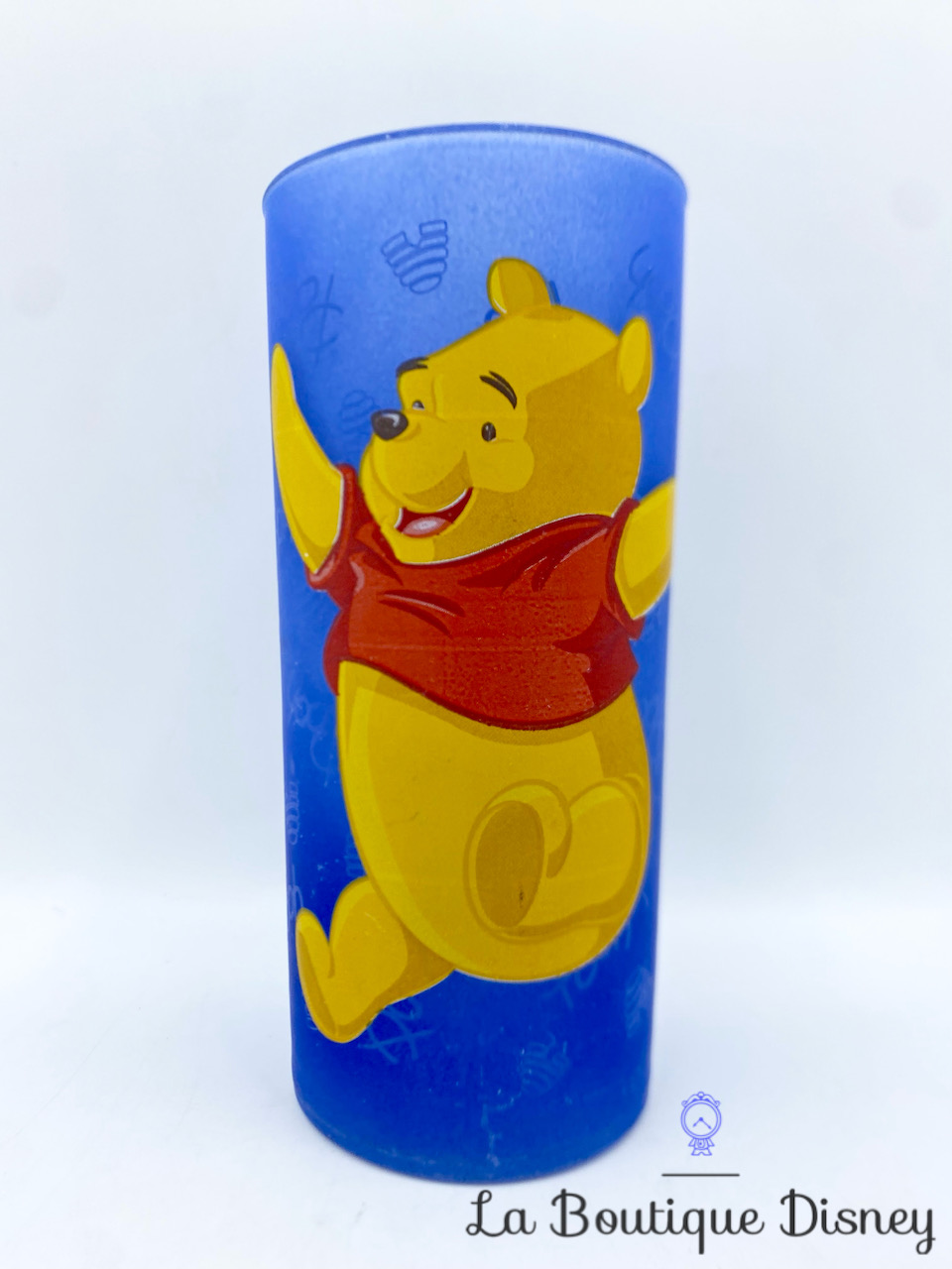 Verre Winnie l\'ourson Disneyland Disney Pooh bleu