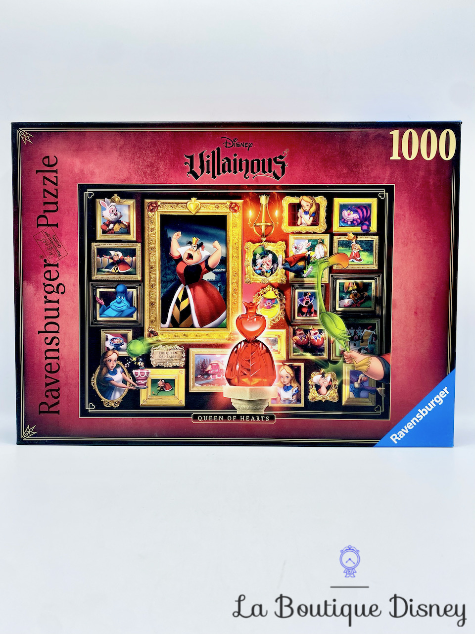 Puzzle 1000 Pièces Disney Villainous La reine de coeur Queen of Hearts  Ravensburger N°150267 Alice au pays des Merveilles cadres tableaux - Puzzles /Puzzles adultes - La Boutique Disney
