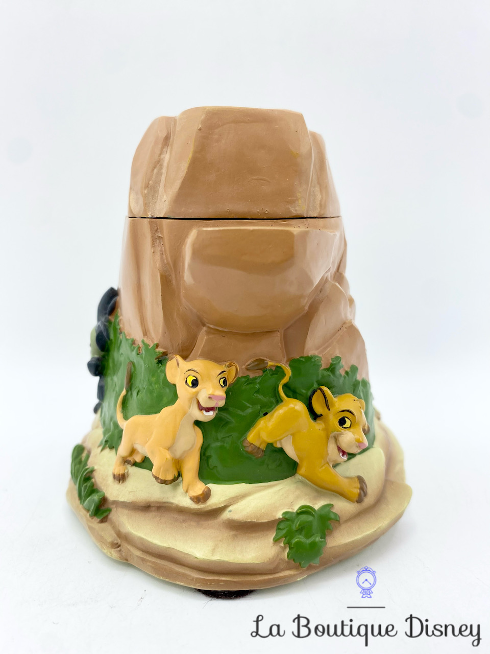 Boite résine Le roi lion Disney vintage rocher Simba Nala Hyènes