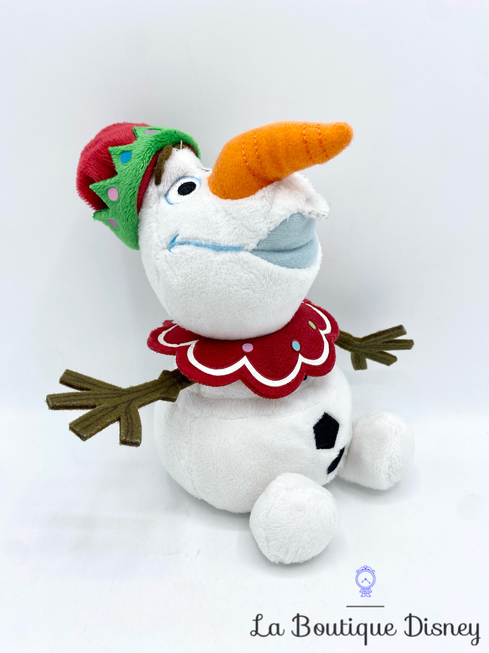 Peluche Olaf Noël Disney Store 2014 bonhomme de neige La reine des neiges 18 cm