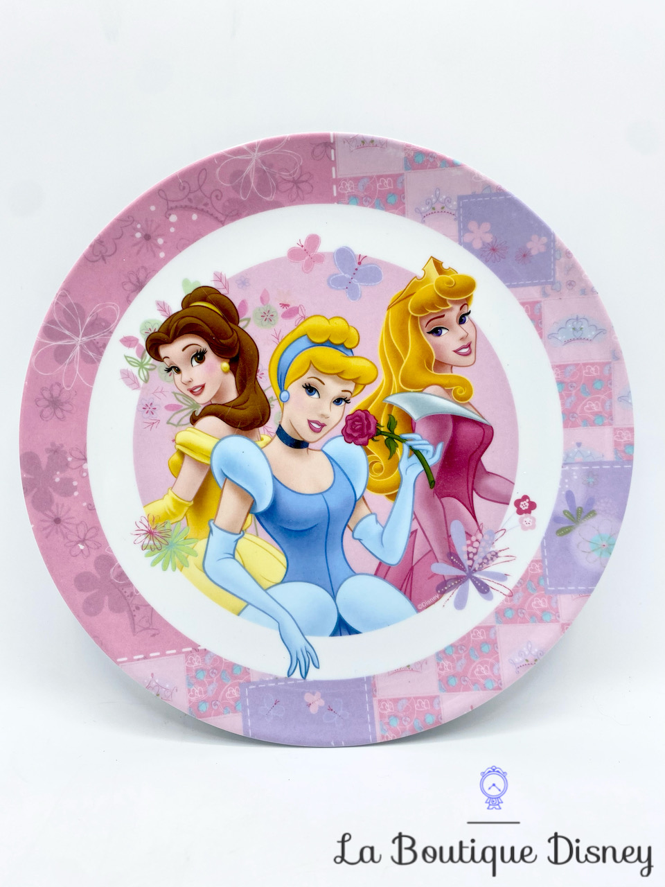 Assiette plastique Belle Cendrillon Aurore Princesses Disney Trudeau