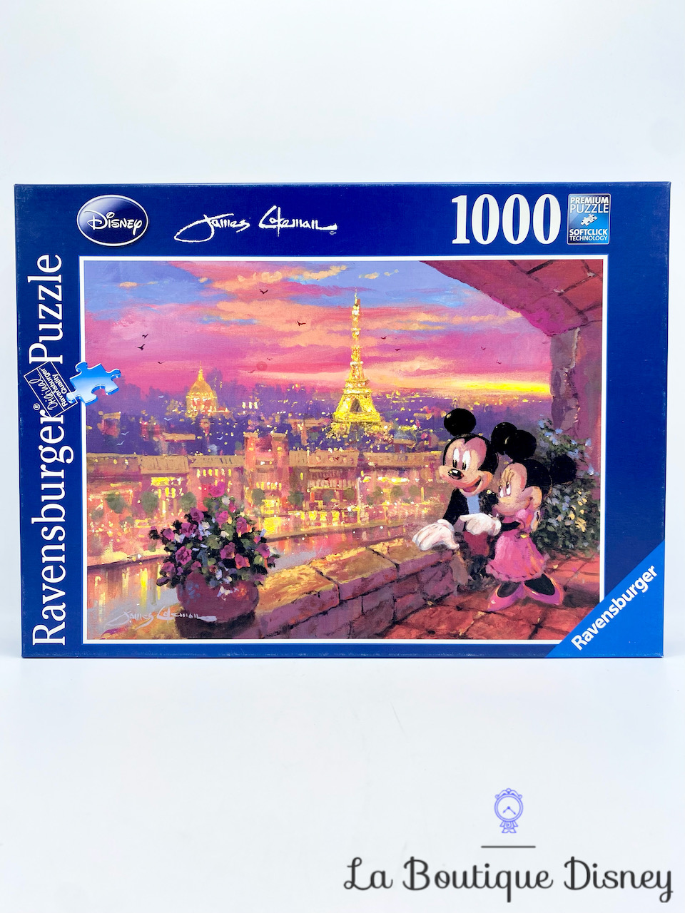Puzzle 1000 Pièces A Paris Mickey Minnie James Coleman Disney Ravensburger N°193271 2013