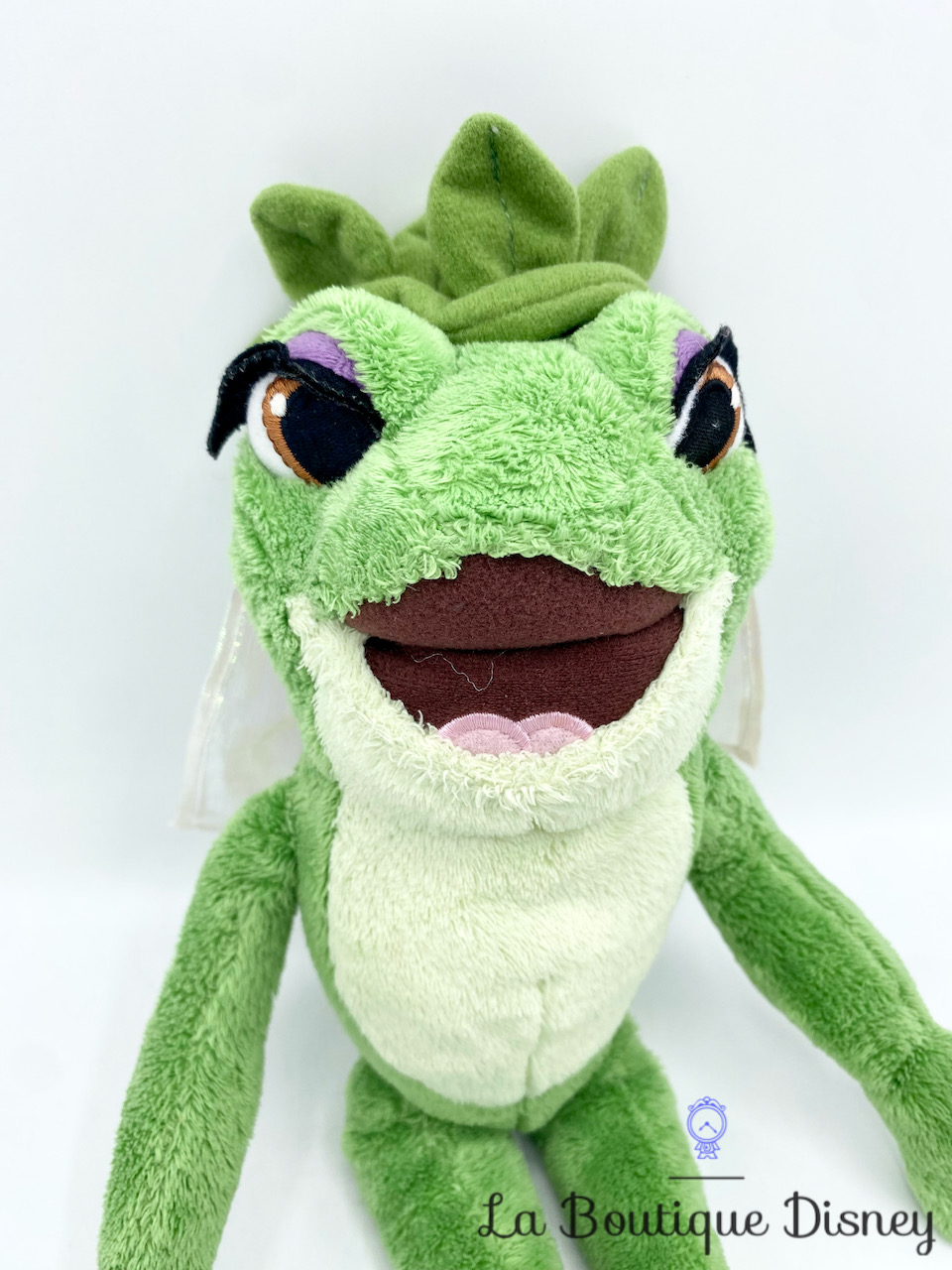 Peluche Tiana Grenouille Disney Nicotoy La princesse et la grenouille vert  20 cm