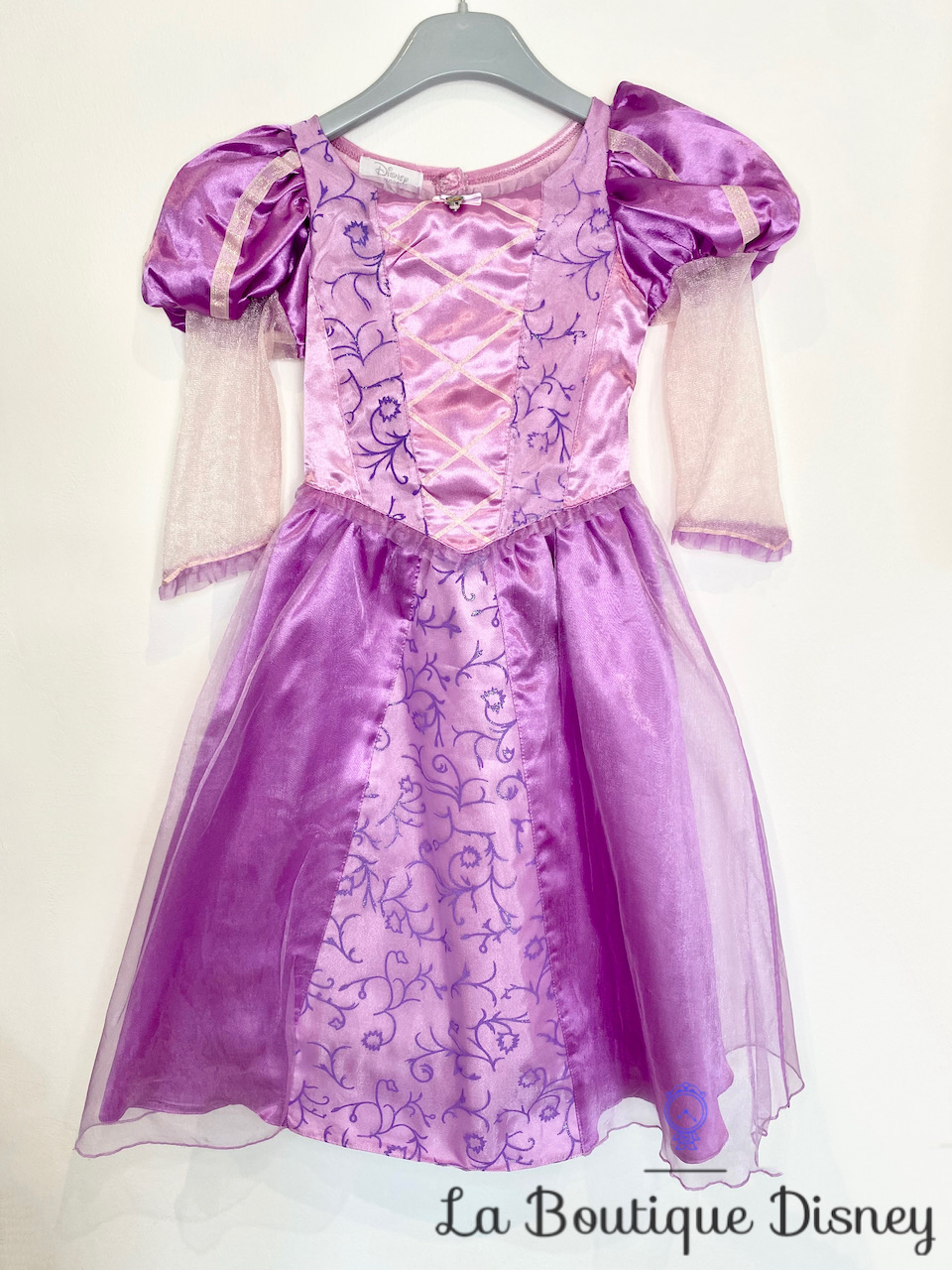 Déguisement Raiponce Disney Store Disney taille 5-6 ans robe princesse  violet voile