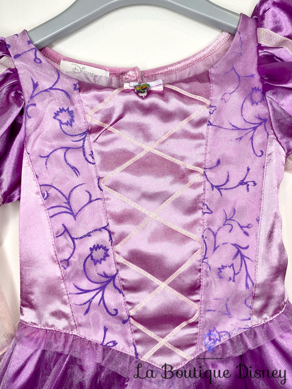Déguisement Raiponce Disney Store taille 5-6 ans robe princesse violet  tulle fleurs