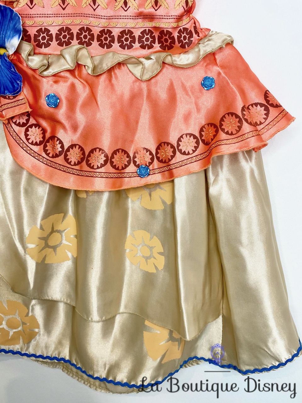 Déguisement Vaiana Disneyland Paris Disney taille 8 ans robe princesse  polynésienne fleurs - Déguisements/Taille 7 à 10 ans - La Boutique Disney