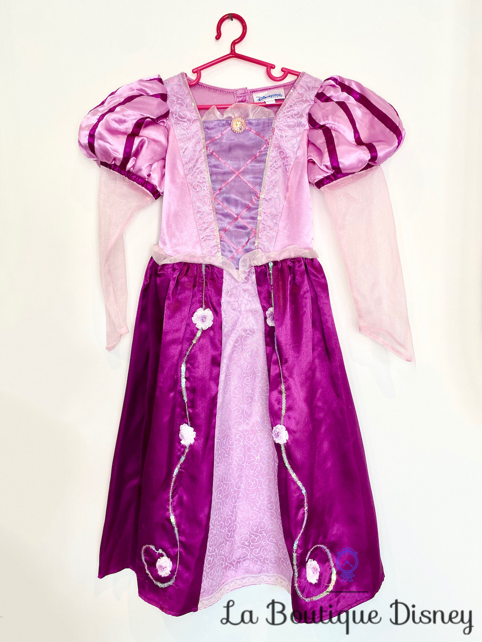 Disney-Déguisement Raiponce classique avec acc dans une boîte Taille M,  Filles, 630090-M, violet, M