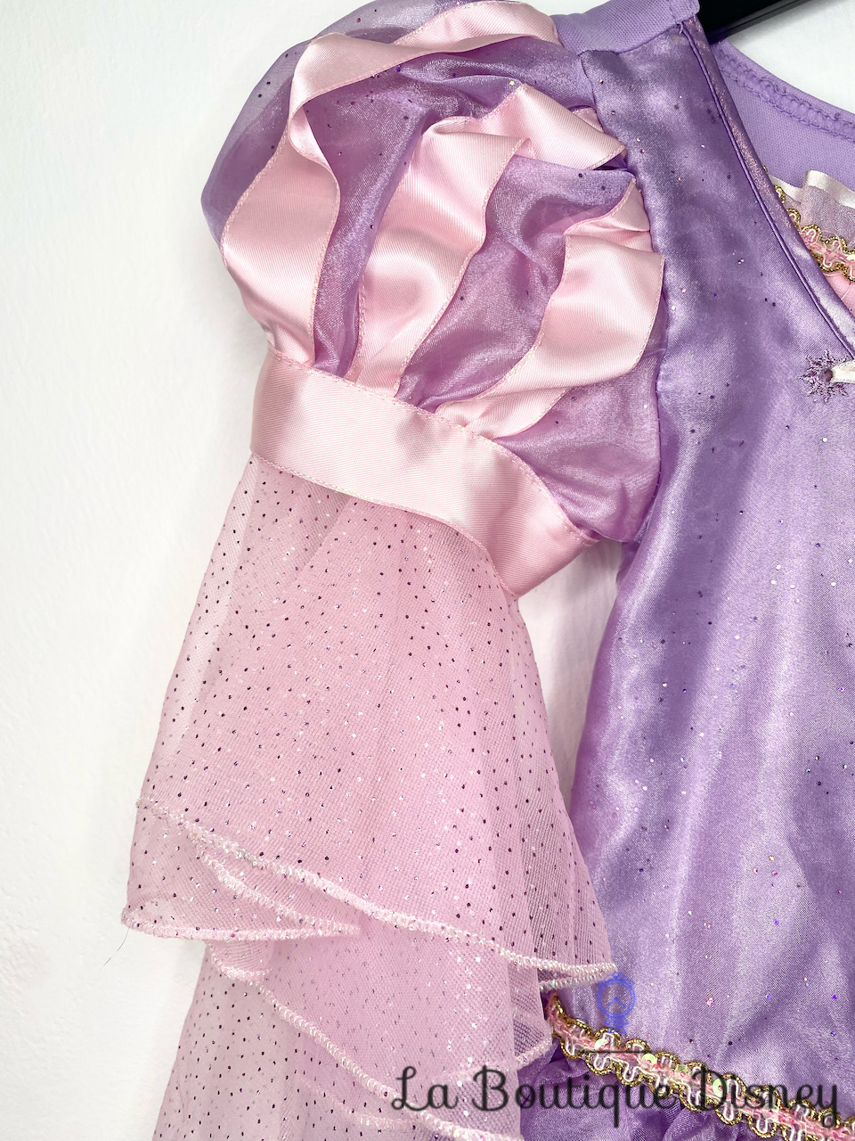 déguisement-raiponce-disney-store-taille-5-6-ans-robe-princesse-violet-paillettes-voile-rose-6