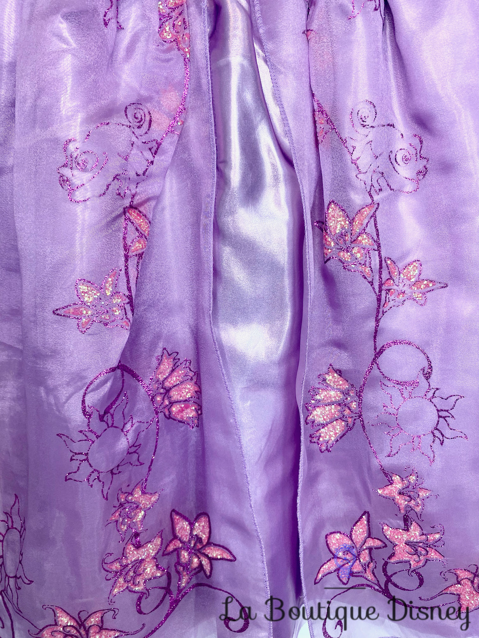 déguisement-raiponce-disney-store-taille-5-6-ans-robe-princesse-violet-paillettes-voile-rose-4