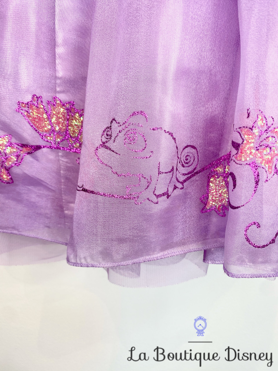 déguisement-raiponce-disney-store-taille-5-6-ans-robe-princesse-violet-paillettes-voile-rose-7