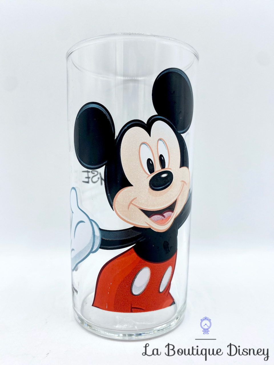 Verre Mickey Mouse Disney transparent noir rouge