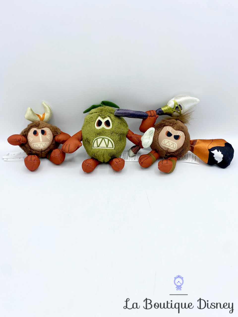 Peluches Kakamora noix de coco guerriers Vaiana Disney Store 15 cm