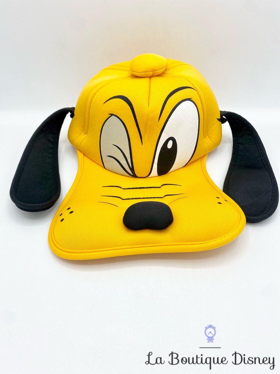 Casquette Pluto Disneyland Paris Disney chien jaune oreilles 3D