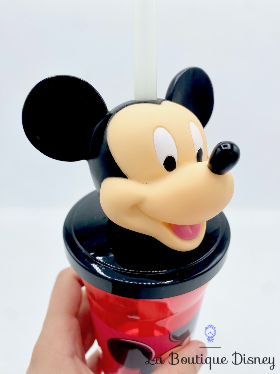 Gobelets en plastique à double paroi de l'oreille de souris Tumbler avec de  la paille et le couvercle de l'acrylique Mickey Coupe de l'eau de l'oreille  - Chine Coupelle en plastique et
